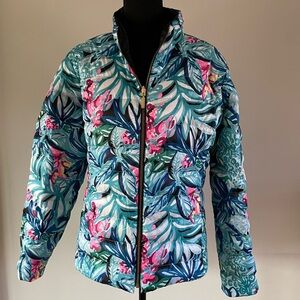 Lily Pulitzer reversible jacket with pockets